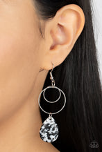 Load image into Gallery viewer, Terrazzo Tempo - Black Earrings