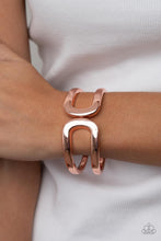 Load image into Gallery viewer, Industrial Empress - Copper Hinged Bracelet