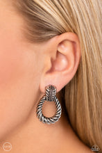 Load image into Gallery viewer, Roping Rodeo - Silver Clip-On Earrings