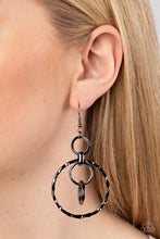 Load image into Gallery viewer, Twisted Temptation - Black Gunmetal Earrings