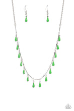 Load image into Gallery viewer, Drop-Dead Dance - Green Necklace