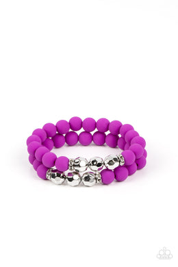 Dip and Dive - Purple Set of Bracelets