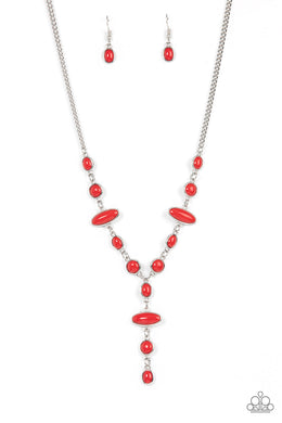Authentically Adventurous - Red Necklace