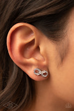 Load image into Gallery viewer, Turn Of The Century - White Post Earrings