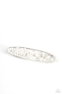 Sea Story - White Hair Clip