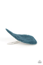 Load image into Gallery viewer, Colorfully Corduroy - Blue Hair Clip