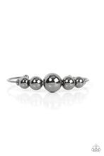 Load image into Gallery viewer, Bead Creed - Black Gunmetal Cuff Bracelet