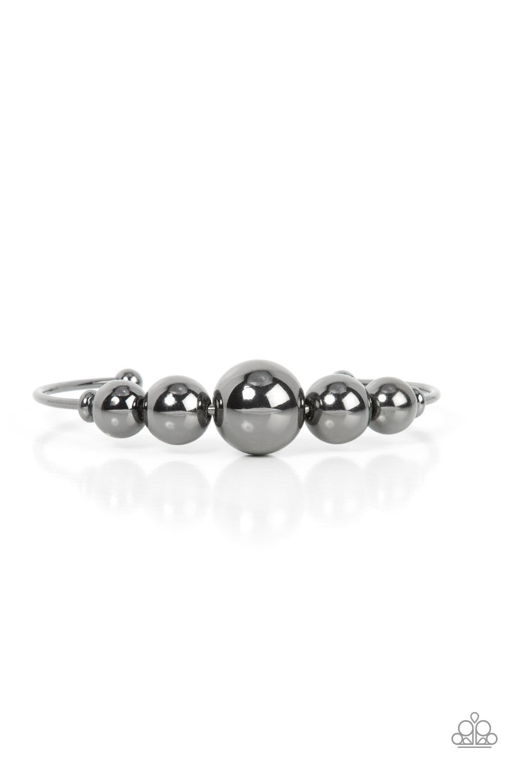Bead Creed - Black Gunmetal Cuff Bracelet