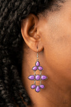 Load image into Gallery viewer, Bay Breezin - Purple Earrings
