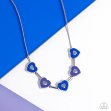 Load image into Gallery viewer, ECLECTIC Heart - Blue Necklace
