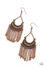 Load image into Gallery viewer, Greco Goddess - Copper Earrings