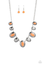Load image into Gallery viewer, Textured Trailblazer - Orange Necklace