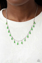 Load image into Gallery viewer, Drop-Dead Dance - Green Necklace