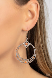 Royal Resort - Orange Earrings