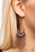 Load image into Gallery viewer, Greco Goddess - Copper Earrings