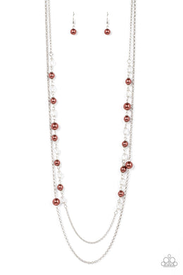 Venice Vanity - Brown Necklace