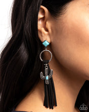Load image into Gallery viewer, Southwestern Season - Black Post Earrings
