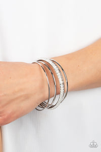 Prismatic Pizazz - White Bracelets