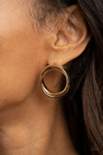 Load image into Gallery viewer, Always In The Loop - Gold Post Earrings