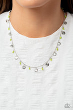 Load image into Gallery viewer, Sand Dollar Sass - Green Necklace