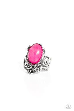 Serrated Style - Pink Ring