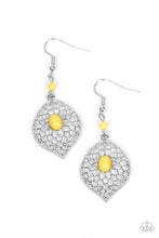 Load image into Gallery viewer, Perky Perennial - Yellow Earrings