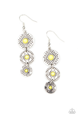 Totem Temptress - Yellow Earrings