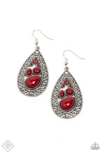 Load image into Gallery viewer, Nautical Daydream - Red Earrings