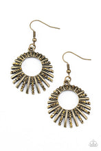 Load image into Gallery viewer, Rebel Resplendence - Brass Earrings