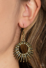 Load image into Gallery viewer, Rebel Resplendence - Brass Earrings