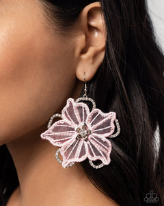 Refined Recognition - Pink Earrings