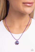 Load image into Gallery viewer, Sprinkle of Simplicity - Purple Necklace