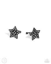 Load image into Gallery viewer, Stellar Skill - Black Gunmetal Cuff Earrings