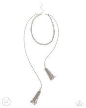 Load image into Gallery viewer, Tassel Theme - Silver Choker Necklace