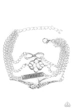 Load image into Gallery viewer, Then Love Swooped In - Silver Bracelet