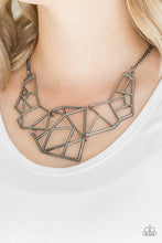 Load image into Gallery viewer, World Shattering - Black Gunmetal Necklace