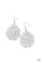 Load image into Gallery viewer, Floral Affair - White Earrings