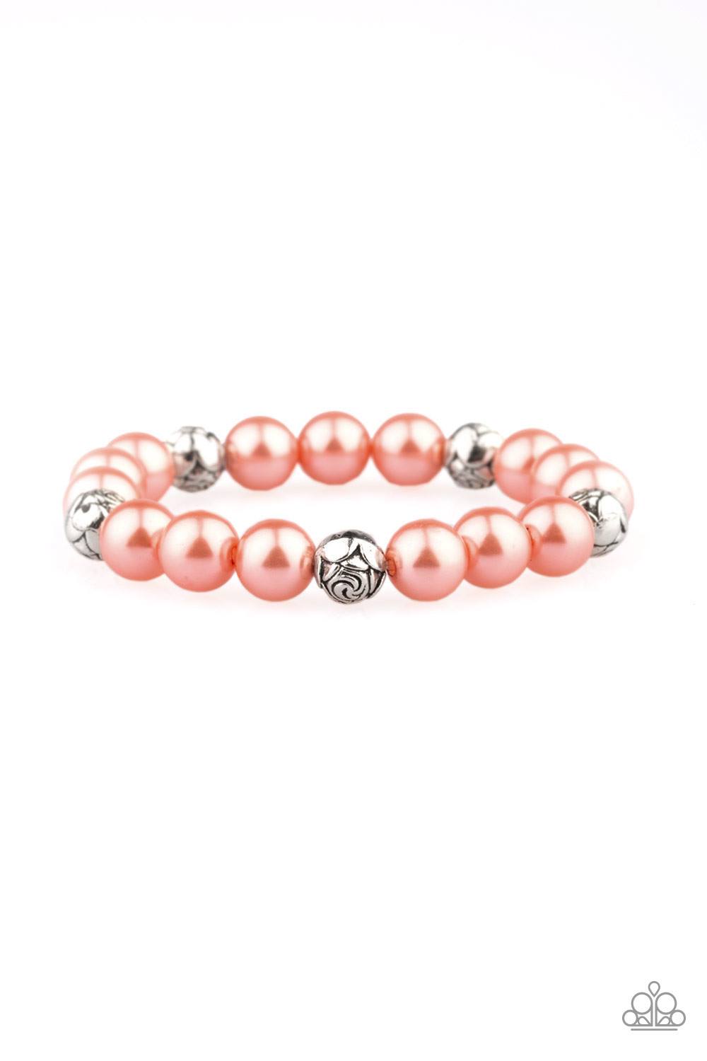 Rosy Radiance - Orange Bracelet