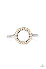 Load image into Gallery viewer, Divinely Desert - White Cuff Bracelet