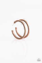 Load image into Gallery viewer, This Is My Tribe - Copper Hoop Earrings