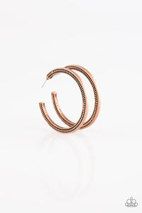 This Is My Tribe - Copper Hoop Earrings