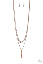 Load image into Gallery viewer, Keep Your Eye On The Pendulum - Copper Necklace