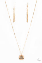 Load image into Gallery viewer, Freedom Isnt Free - Gold Necklace