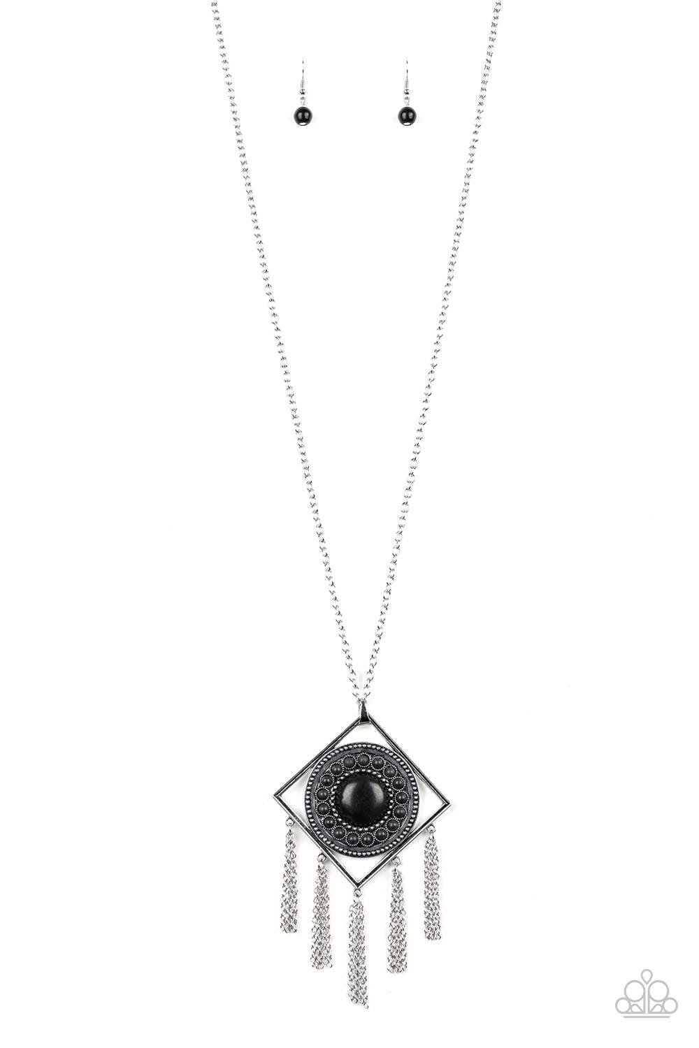 Sandstone Solstice - Black Necklace