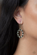 Load image into Gallery viewer, Rosy Royal - Brass Earrings