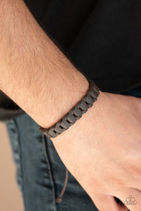 Grit and Grease - Brown Bracelet