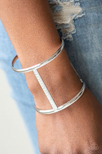 Diamond Deity - White Cuff Bracelet