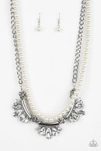 Load image into Gallery viewer, Bow Before The Queen - White Necklace