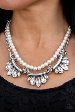 Load image into Gallery viewer, Bow Before The Queen - White Necklace