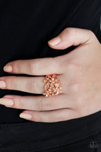 Load image into Gallery viewer, Gardenia Gleam - Copper Ring